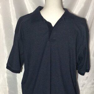 Men Faded Glory Polo Shirt Dark Navy Combo M (38-40)